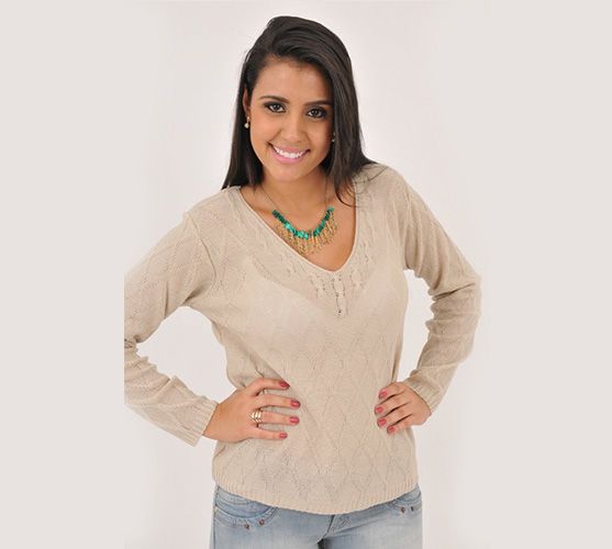 Blusa Gola V | Ref. MR 227 - Açai